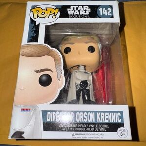 Funko Pop! Star Wars Director Orson Krennic Figure - White and Black